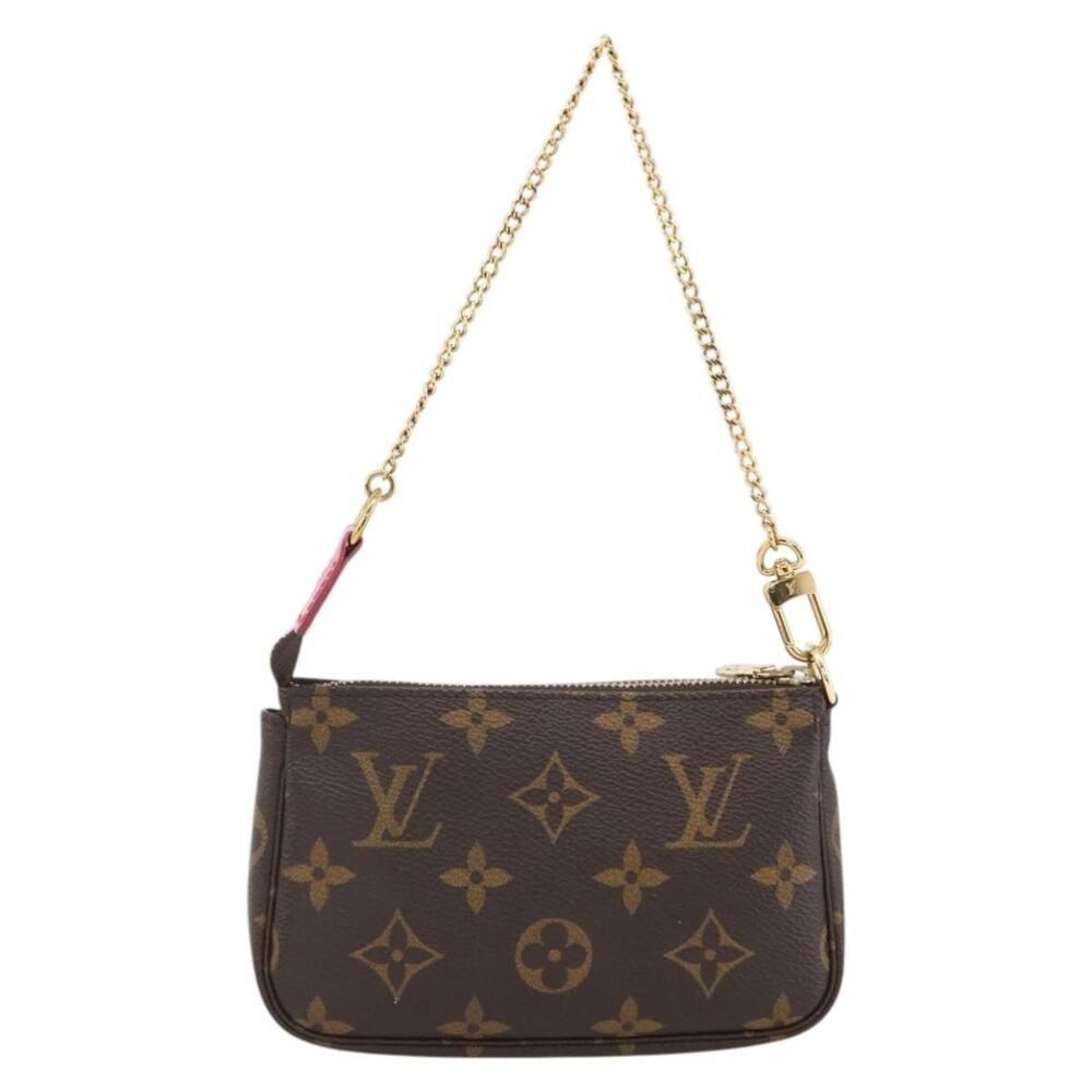 Louis Vuitton Monogram Vivienne Mini Pochette Accessoires Brown Accessory Pouch